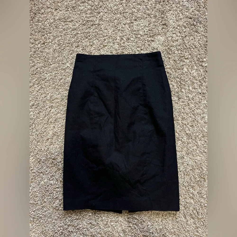 Helmut Lang black pencil skirt office workplace professional dressy Size 4